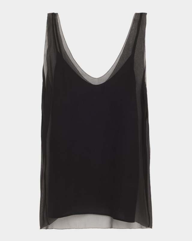 Chiffon Sleeveless Slip Top